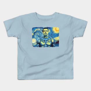 Black Panther Van Gogh Style Kids T-Shirt